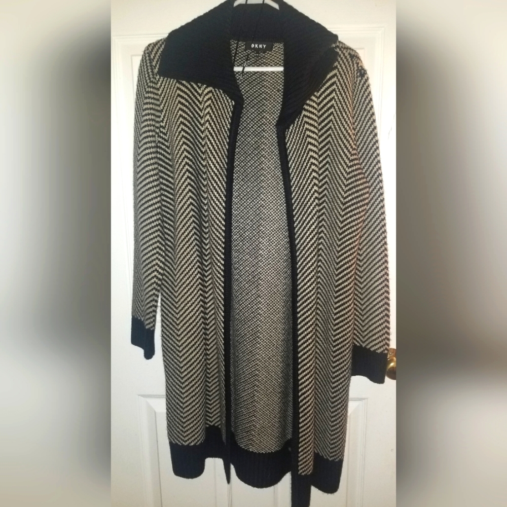 DKNY Sweater Coat